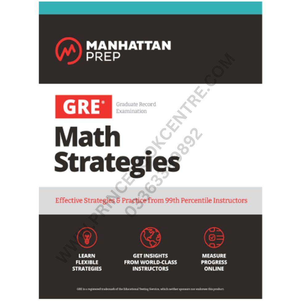 GRE Math Strategies by Manhattan Prep – Prince Book Centre