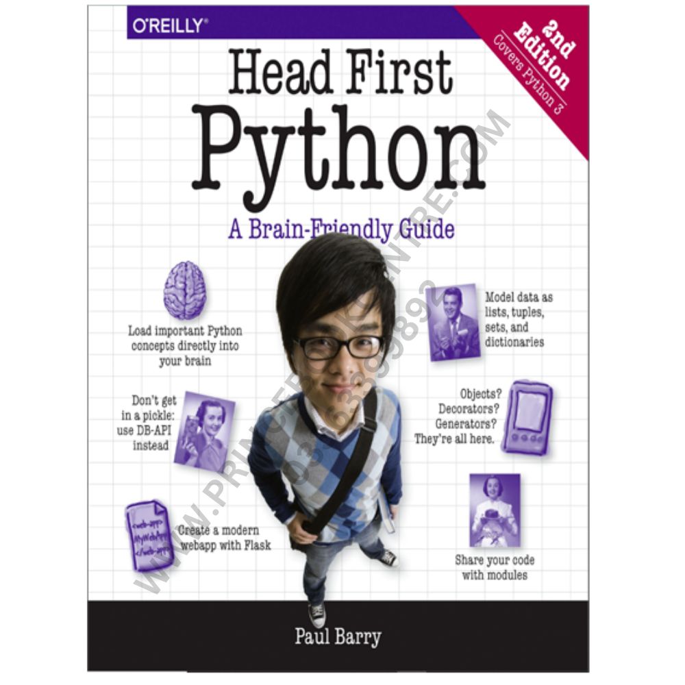 Python Library Prince Head First Python: A Brain-Friendly Guide 2nd by Paul Barry – Prince ...