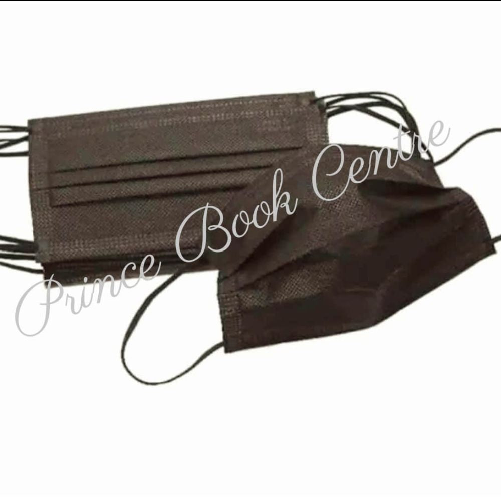Fack Mask Black 3 Ply (Pack Of 50 Pcs) – Prince Book Centre